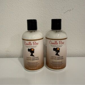 Camille Rose Latte Define Nutrient-Rich Styling Cream Step 2 Bundle of 2